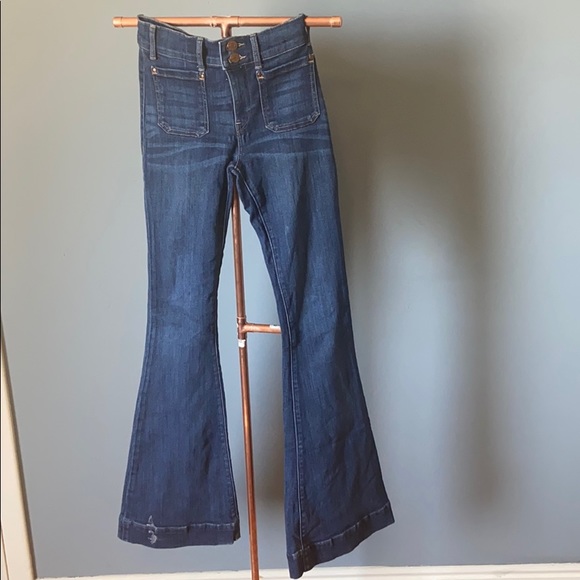 Retro Flare Dark Wash Jeans - Picture 8 of 8